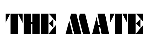 Image of the logo of THE MATE, black on white
